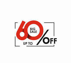 Save upto 60% off