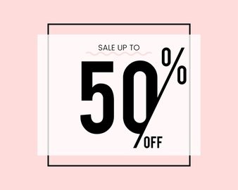 Save up to 50% Off