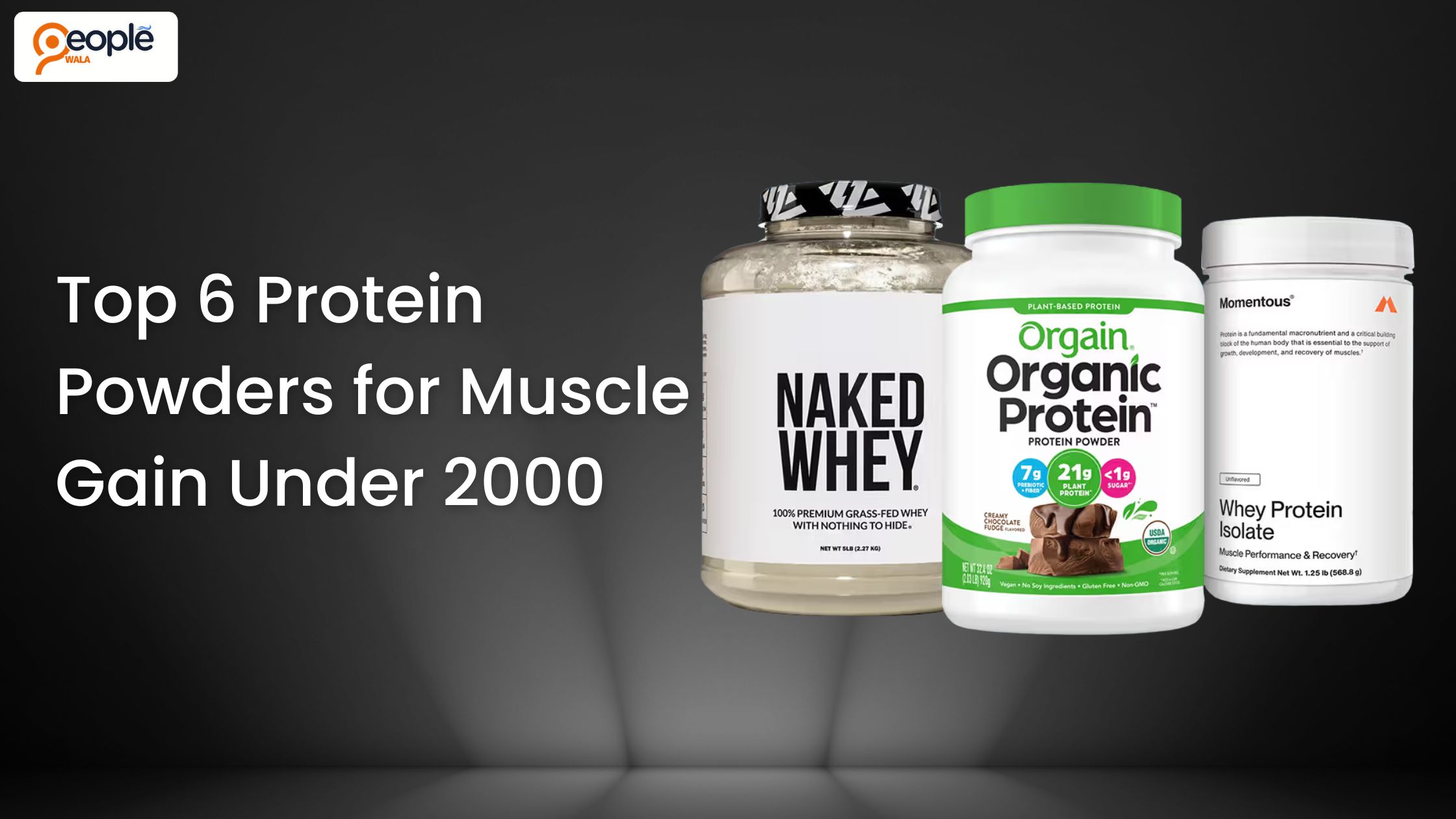 Top 6 Protein Powders for Muscle Gain Under 2000